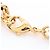Gargantilla Chanel Coco Mark Chain Negro Dorado - vista 4