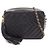 Timeless Borsa a tracolla Chanel Diamond Stitch Coco Mark Nero