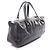 Borsa Chanel Chocolate Bar Nero - vista 2