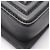 Borsa a tracolla Chanel Boy in pelle di vitello martellata nera Nero - vista 8