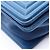 Borsa a tracolla Chanel Boy Chevron V-stitch Blu - vista 7