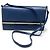 Gianni Versace Borsa a Tracolla in Pelle Blu