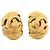 Chanel Gold Clip-On Ohrringe Golden