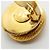 Orecchini a clip Chanel Blue and Gold D'oro - vista 7