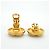Orecchini a clip Chanel placcati oro D'oro - vista 3