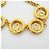 Pulsera de dijes Chanel chapada en oro Dorado - vista 6