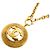 Chanel Coco Mark Circle Halskette Golden