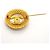Chanel vergoldete Brosche Golden - Ansicht 6