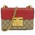 Borsa a tracolla Gucci GG Supreme Marrone Rosso