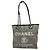 Borsa Tote con catena Chanel Deauville Marrone