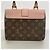 Borsa Louis Vuitton Monogram Rocky BB Marrone Rosa - vista 12