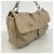 Borsa a tracolla Chanel in pelle d'agnello marrone - vista 2