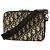 Borsa a tracolla Christian Dior in tela nera Nero