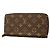 Louis Vuitton Monogram Zippy Wallet Braun