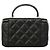 Borsa a tracolla con catena Chanel Matelassé Nero - vista 8