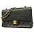 Borsa a tracolla Chanel Matelassé Nera Nero