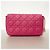 Borsa a tracolla Christian Dior Cannage Rosa - vista 9
