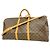 Keepall Borsa Boston Louis Vuitton Marrone
