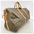 Keepall Borsa Boston Louis Vuitton Marrone - vista 2