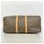 Keepall Borsa Boston Louis Vuitton Marrone - vista 3