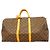 Louis Vuitton Monogram Keepall 55 Boston Bag Braun