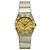 Omega Constellation Damenuhr, gebürstet, zweifarbig