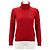 Ralph Lauren roter Rollkragenpullover Zopfstrick