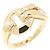 Anello Cartier Agrafe in oro giallo 18K