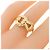 Anello Cartier Agrafe in oro giallo 18K - vista 5