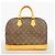 Borsa Louis Vuitton Alma Monogram Marrone - vista 10