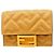 Fendi Brown Leather Tri-fold Wallet