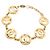 Bracciale con ciondoli placcato oro Chanel D'oro
