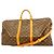 Borsa Louis Vuitton Monogram Keepall Bandoulière 55 Marrone