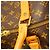 Borsa Louis Vuitton Monogram Keepall Bandoulière 55 Marrone - vista 10