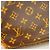 Borsa Louis Vuitton Monogram Keepall Bandoulière 55 Marrone - vista 11