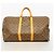 Borsa Louis Vuitton Monogram Keepall Bandoulière 55 Marrone - vista 12