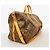 Borsa Louis Vuitton Monogram Keepall Bandoulière 55 Marrone - vista 2