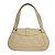 Chanel Mademoiselle Lock Quilted Caviar Small Beige - vista 2