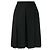 Falda Chanel de lana negra con pliegues Negro