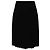 Falda Chanel de lana negra plisada Negro