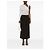 Falda midi Chanel de lana marrón Castaño - vista 5