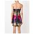 Versace Jeans Couture Pailletten Minikleid trägerlos Mehrfarben - Ansicht 4