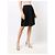 Falda midi con paneles Chanel de viscosa negra Negro - vista 2