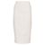 Saia midi de algodão branco N°21
