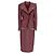 Conjunto Emanuel Ungaro de Blazer e Saia de Lã Bordeaux