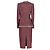 Conjunto Emanuel Ungaro de Blazer e Saia de Lã Bordeaux - vista 3