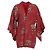 Autre Marque A.N.G.E.L.O. Vintage Upcycling '70s Kimono Bordò
