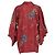 Autre Marque A.N.G.E.L.O. Vintage Upcycling '70s Kimono Bordò - vista 3