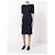 Vestido midi Emanuel Ungaro azul de mezcla de algodón - vista 2