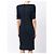 Vestido midi Emanuel Ungaro azul de mezcla de algodón - vista 4